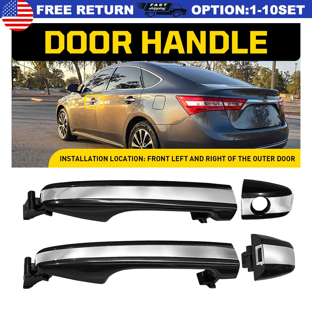 Front Left Right Exterior Door Handle For Toyota Avalon 2013-18 Durable 2-20x