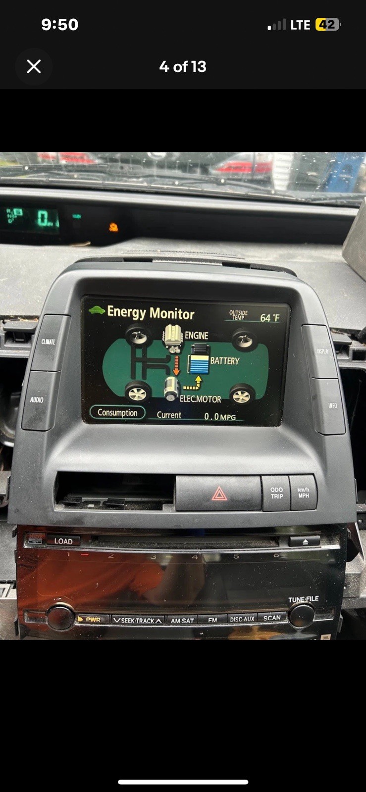 TESTED CLEAN 2005-09 Toyota Prius Radio TOUCH SCREEN Display 86110-47210 OEM TESTED CLEAN 2005-09 Toyota Prius Radio TOUCH SCREEN Display 86110-47210 OEM