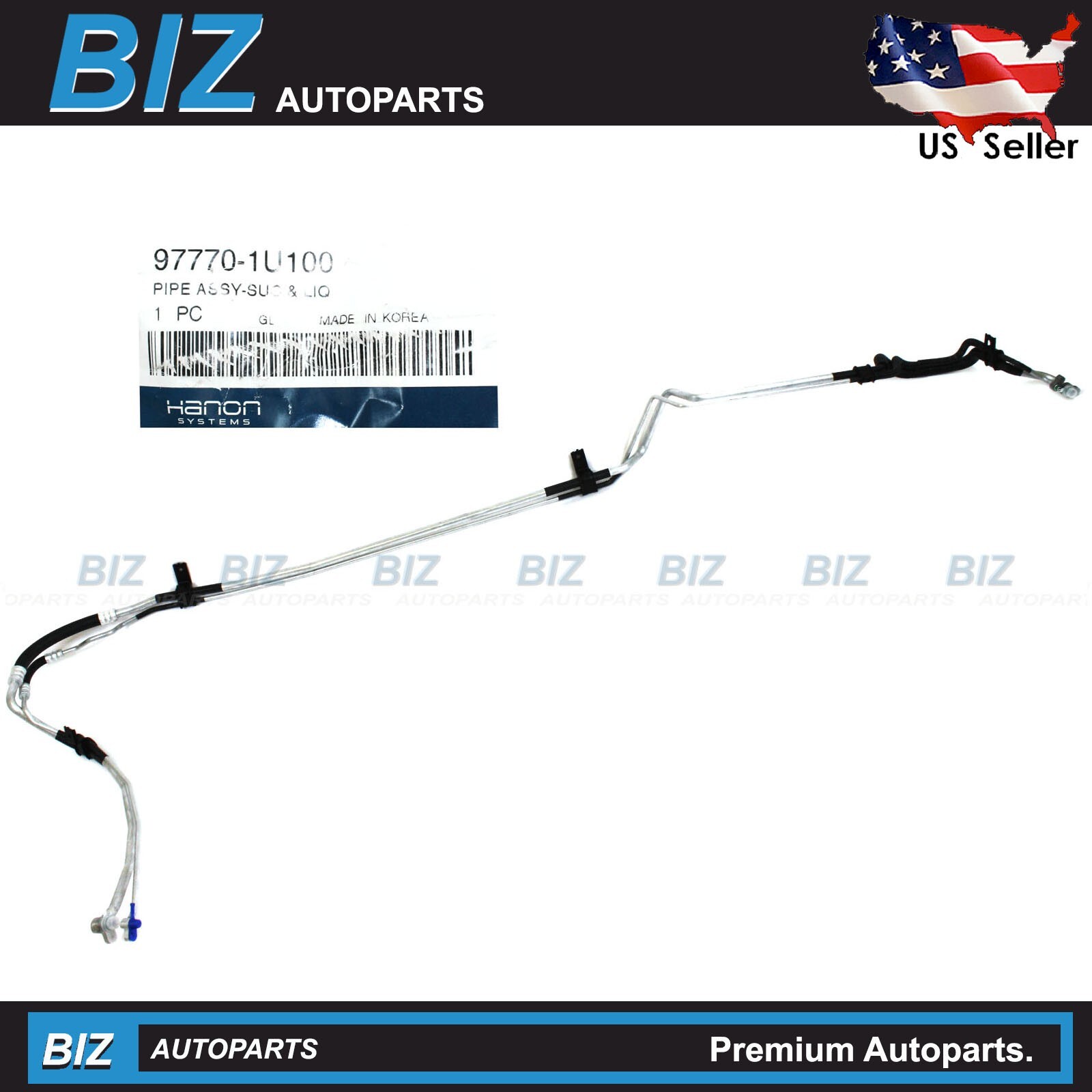 HANON 2009-12 Kia Sorento Wagon Pipe Assembly-Suction & Liquid Kia 97770-1U100 HANON 2009-12 Kia Sorento Wagon Pipe Assembly-Suction & Liquid Kia 97770-1U100
