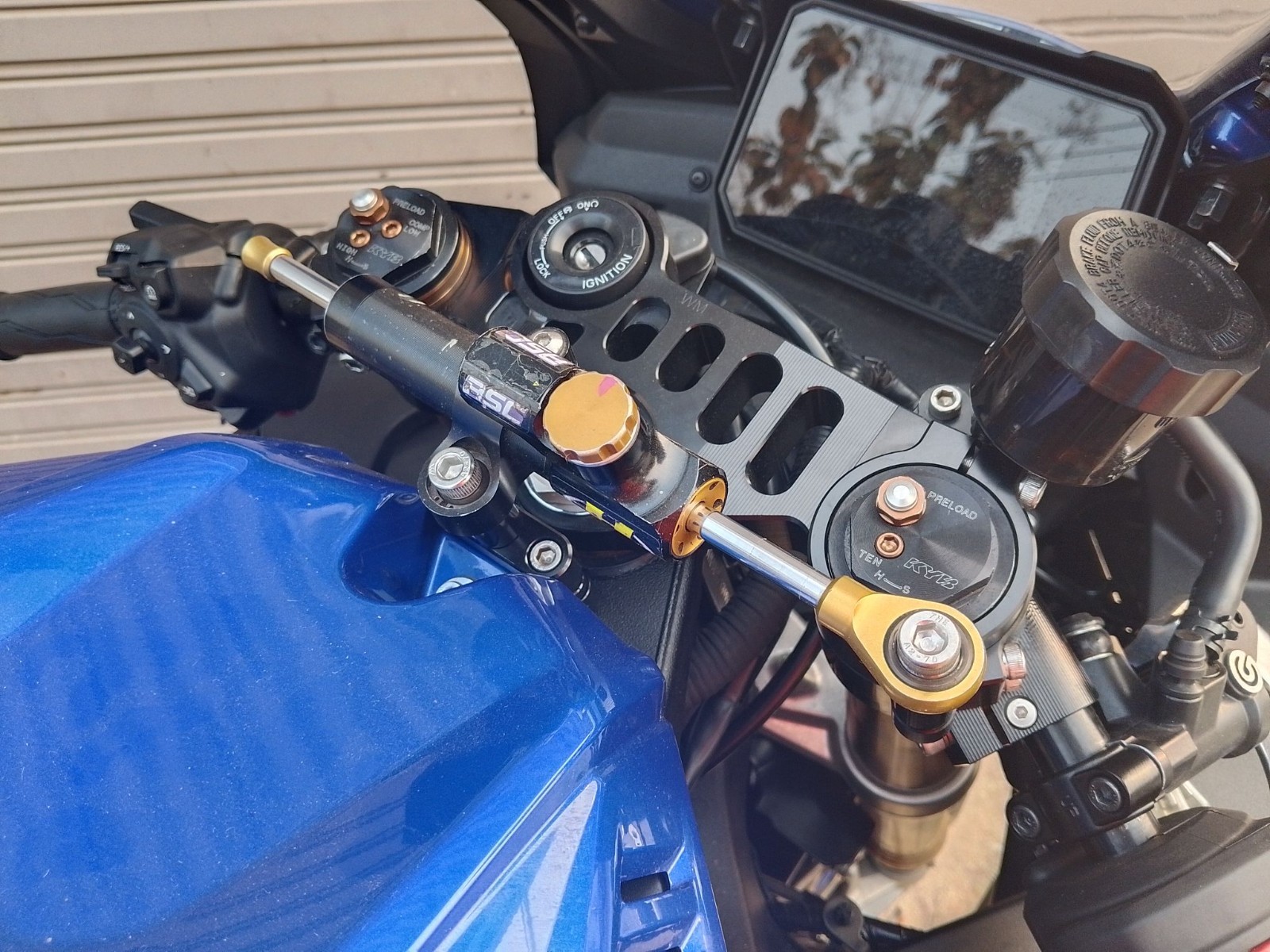 YAMAHA YZF R9 2025+ steering damper bracket  WM racing