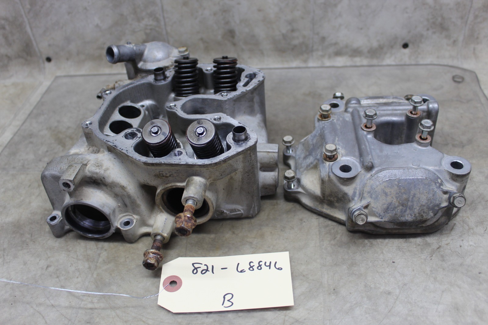 2001-2014 HONDA RUBICON 500 4X4 ES OEM ENGINE TOP END CYLINDER HEAD ASSEMBLY