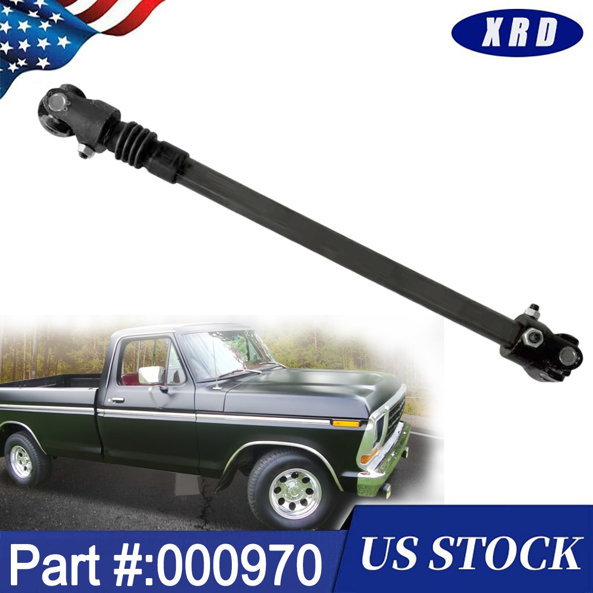 NEW Telescopic Steering Shaft 000970 For 1970-1979 Ford F-100 F-150 F-250 F-350