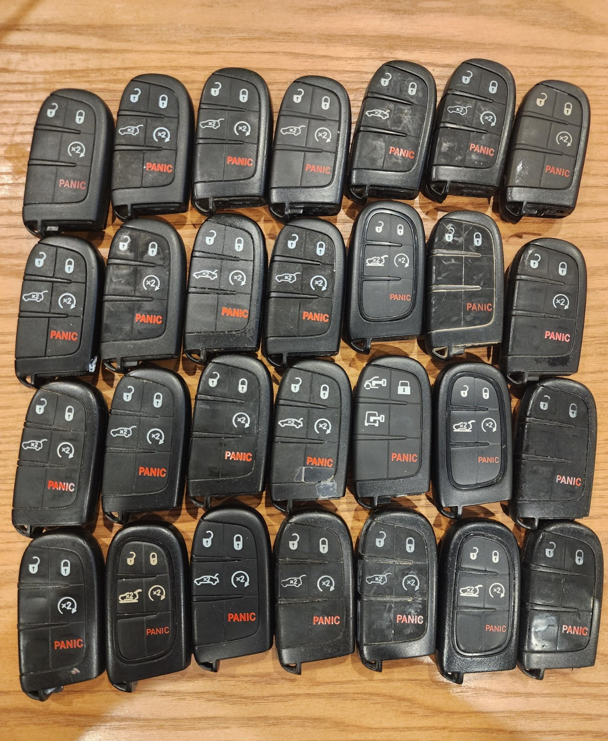 Lot Of 30 Chrysler Jeep Dodge Ram Smart Key Remotes OEM USED LOCKSMITH