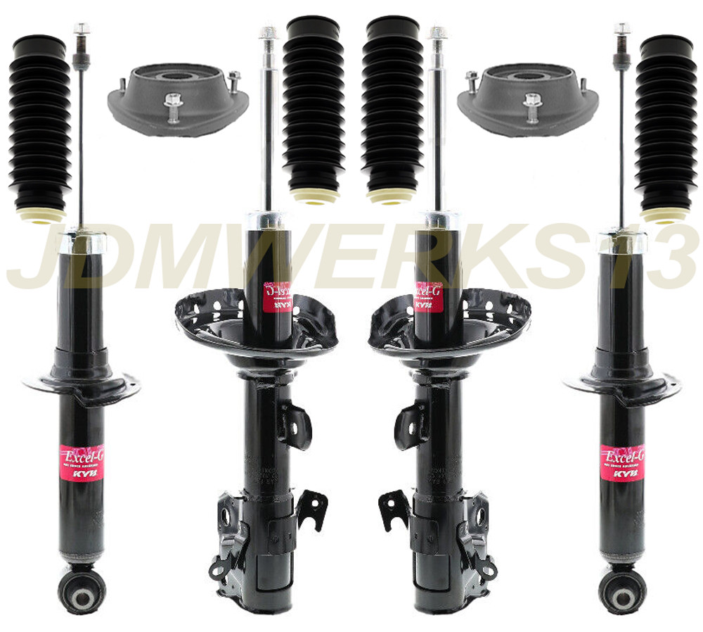 KYB 4 STRUTS SHOCKS Strut Mounts & Boots KIT for SCION xA & xB 2003 03 04 05 06