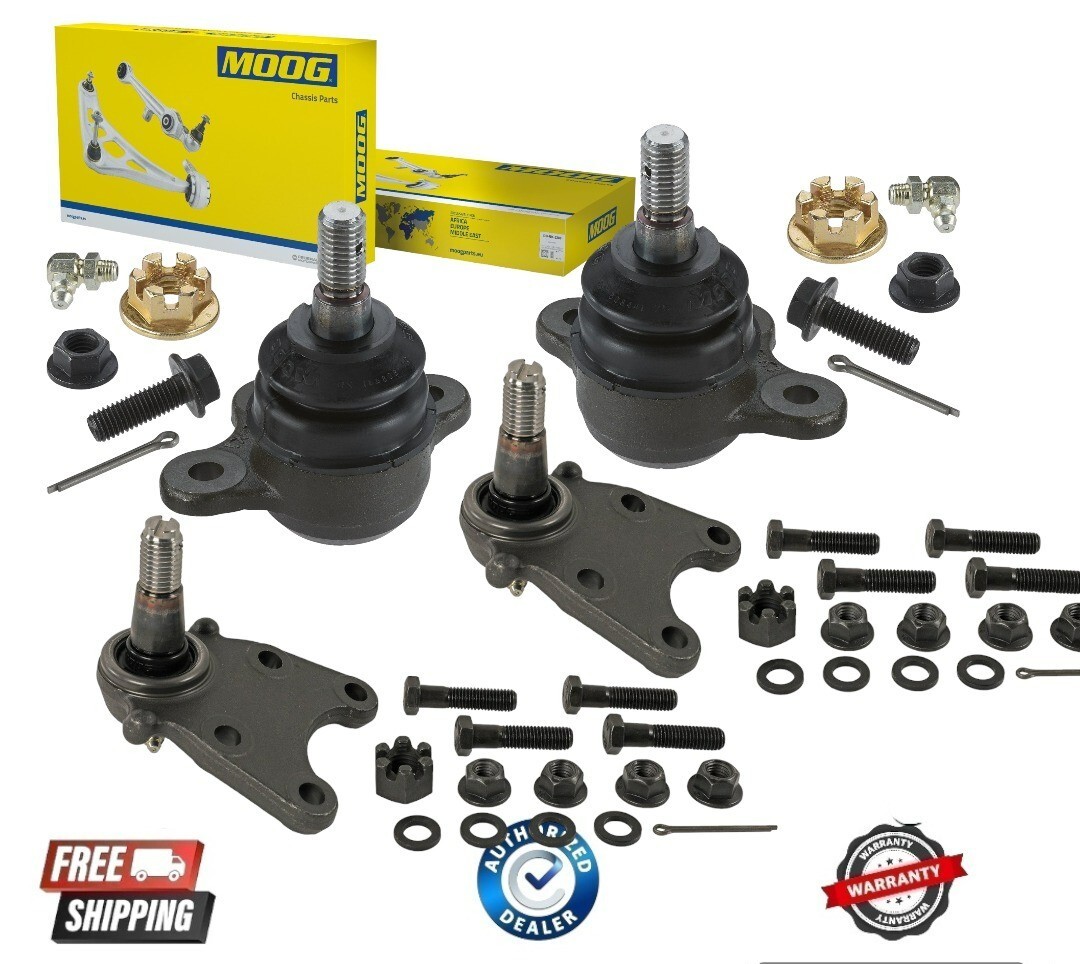NEW MOOOG Front Lower & Upper Ball Joint 4PCS Set For 04-12 Chevrolet Colorado