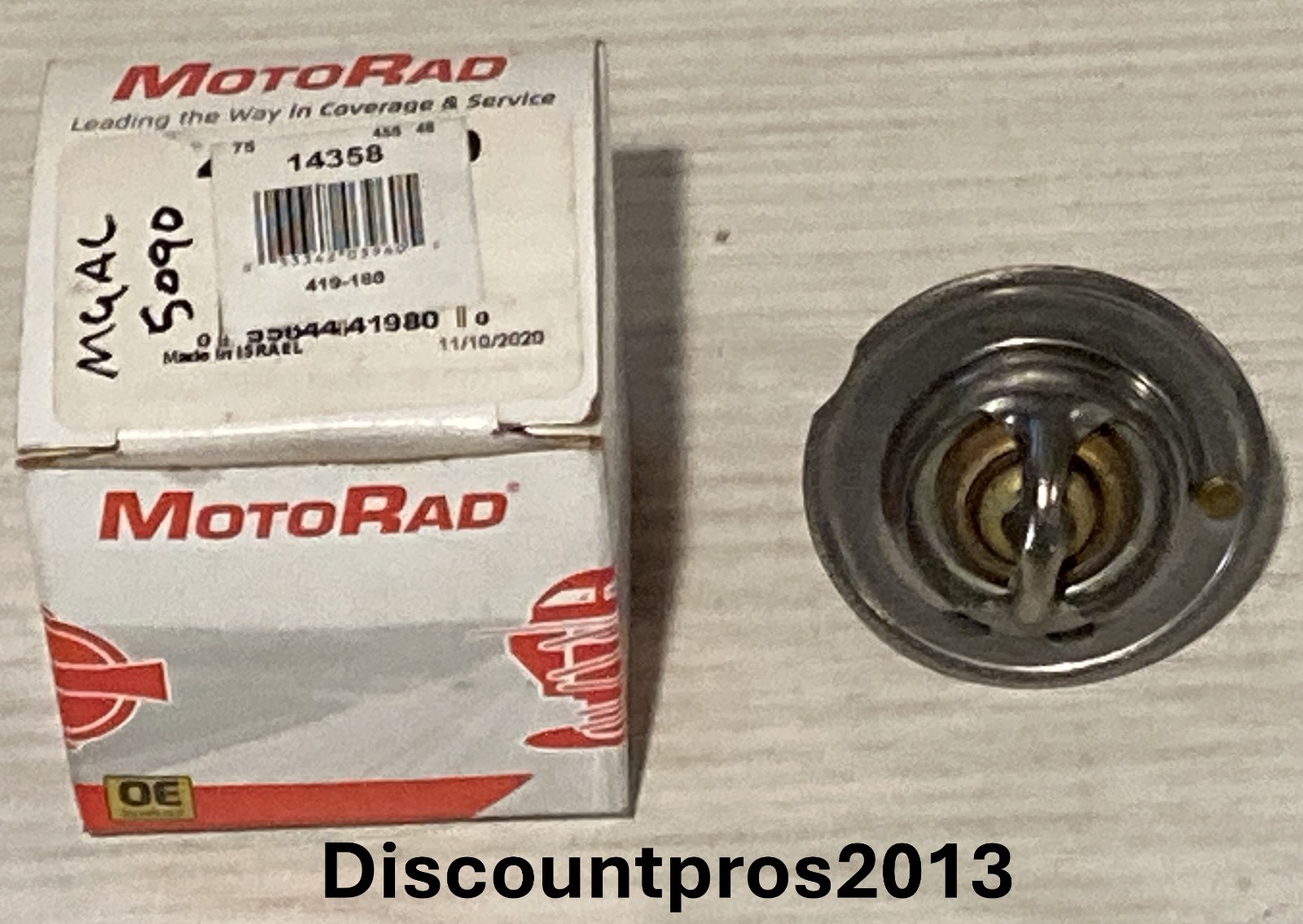 Motorad 419-180 Engine Coolant Thermostat Chrysler Dodge Plymouth 1998-2006 Motorad 419-180 Engine Coolant Thermostat Chrysler Dodge Plymouth 1998-2006