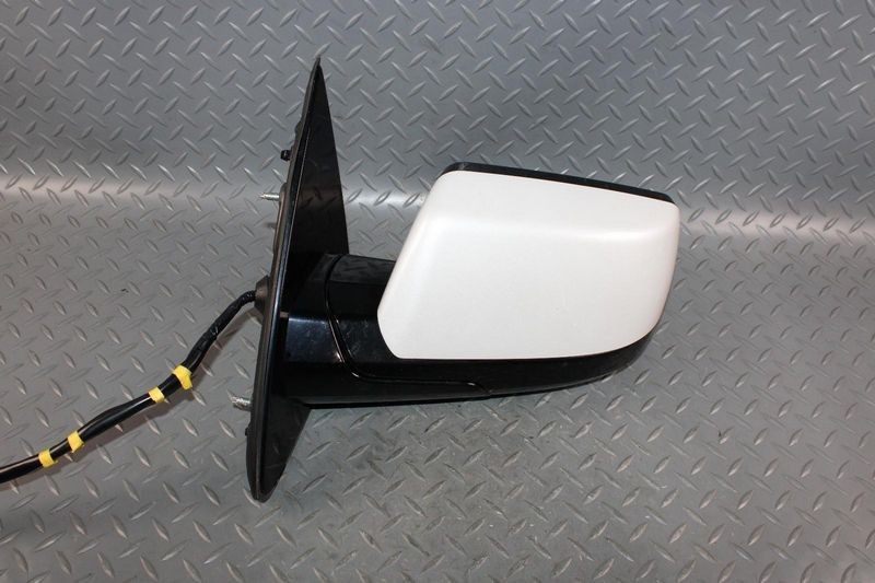 2015-2020 GMC Yukon Left Driver Side Rear View Door Mirror Assembly White OEM