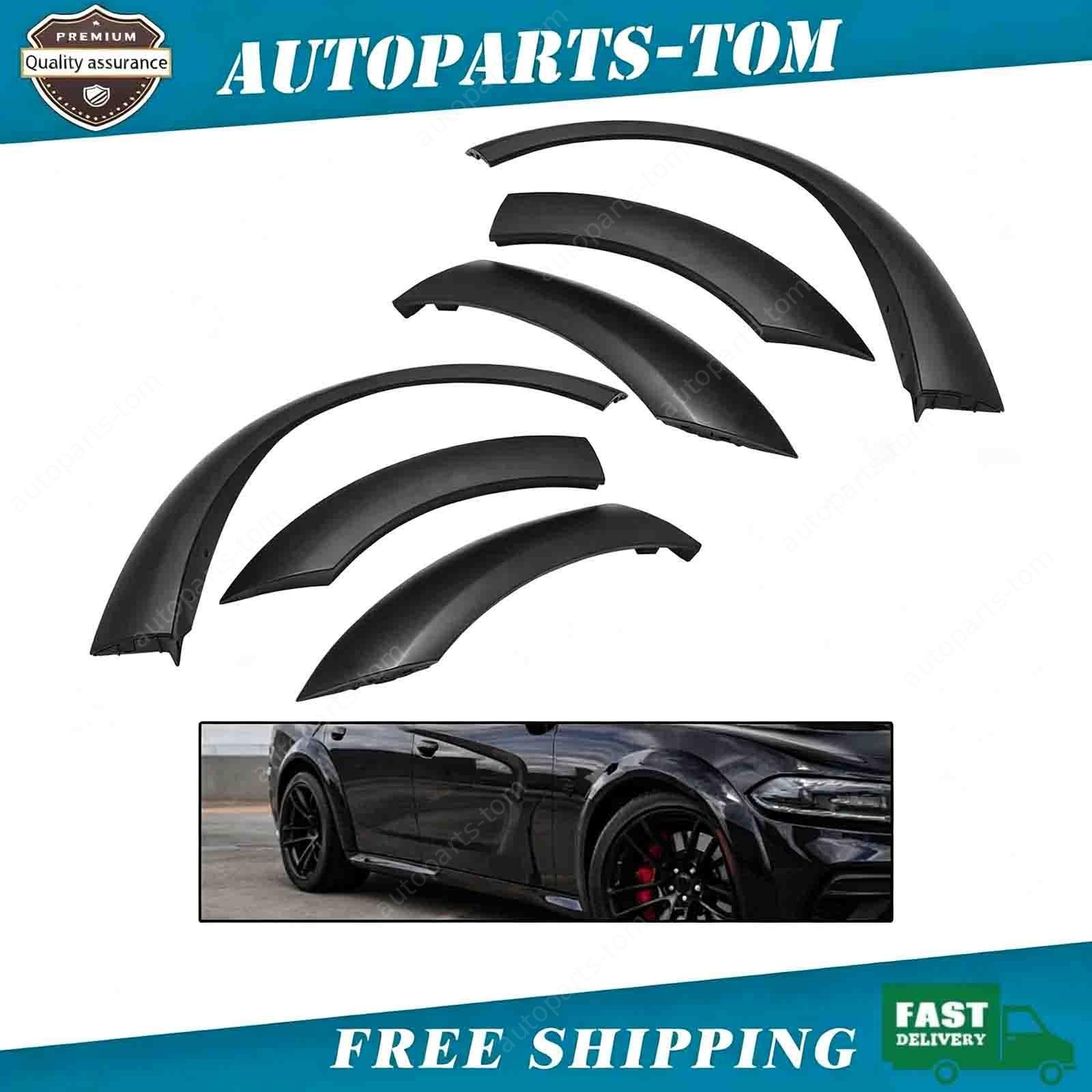 For Dodge Charger SRT Widebody 2020-2023 6pcs New Fender Flare Front Rear Set