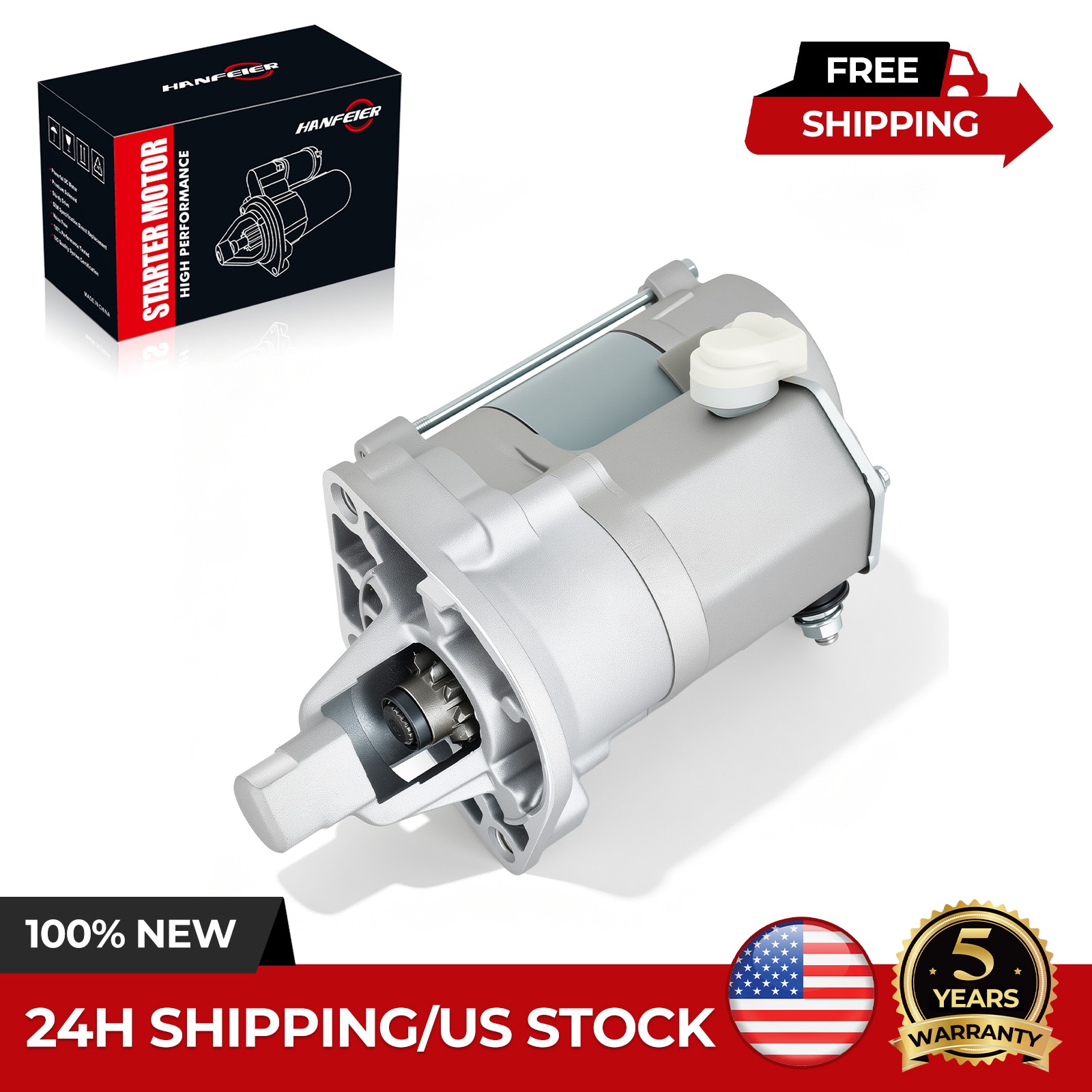 New Starter For Dodge Chrysler Town Country Caravan V6 3.3L 3.8L 04-05 4686045AD