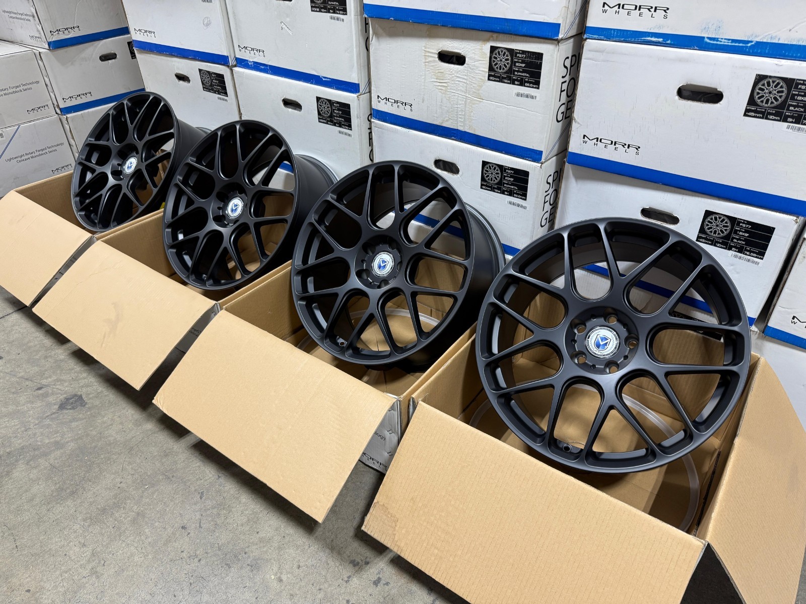 MORR FS77 Flow Formed Wheels 18x8 5x112mm ET45 Black MORR FS77 Flow Formed Wheels 18x8 5x112mm ET45 Black