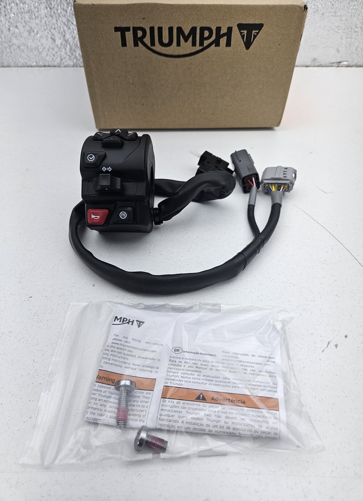 NEW 2025-2027 Triumph Speed Twin 900 1200 Cruise Control Switch OEM LT NEW 2025-2027 Triumph Speed Twin 900 1200 Cruise Control Switch OEM LT