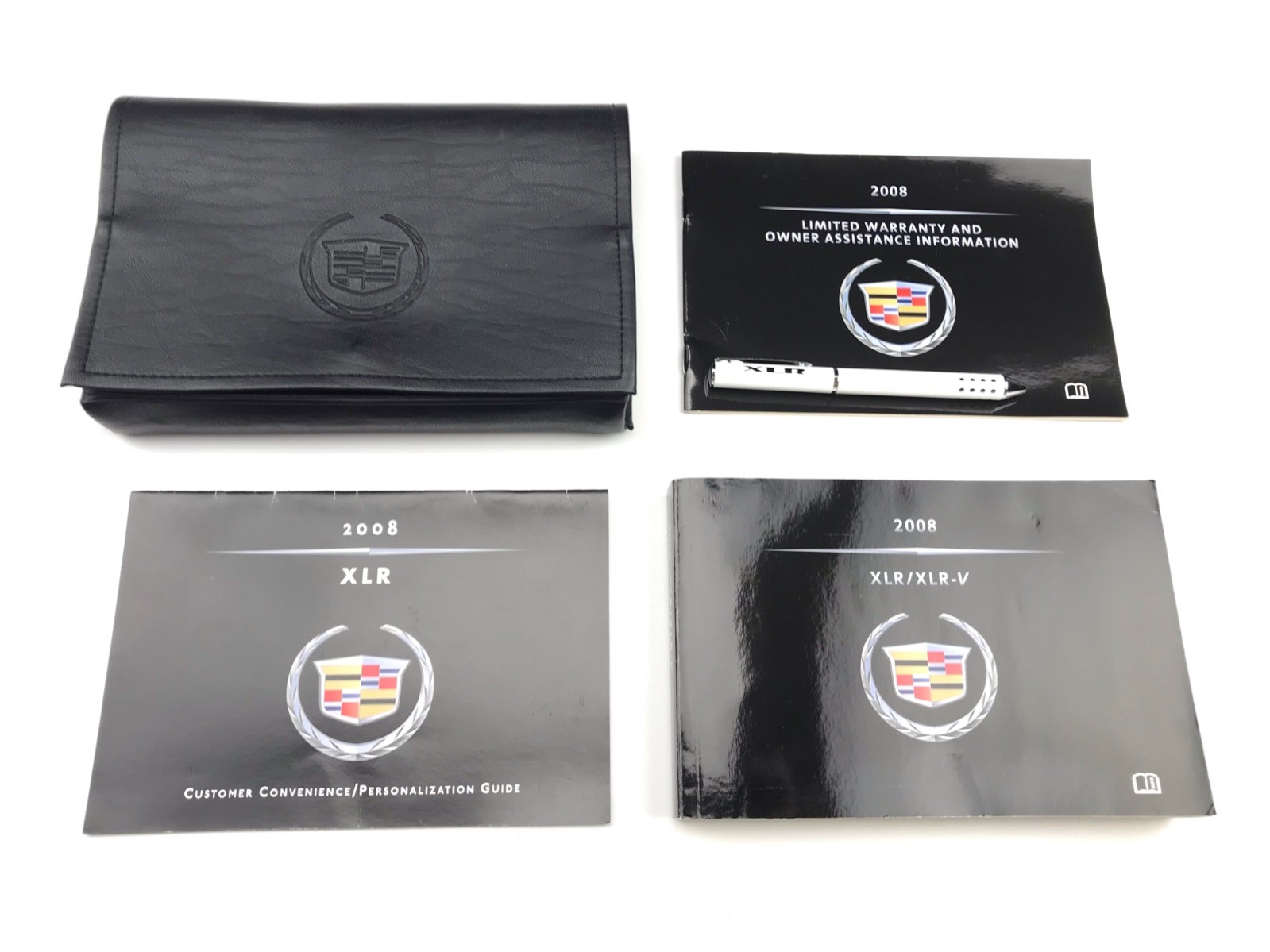 2008 CADILLAC XLR V OWNERS MANUALS SET WITH CASE PEN OEM