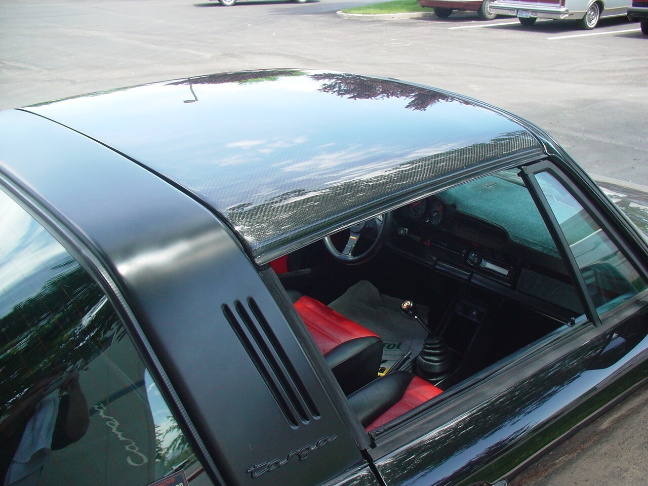 Porsche 911 Targa Top Upgrade Solid Carbon Fiber Made in the USA 1974 - 1989