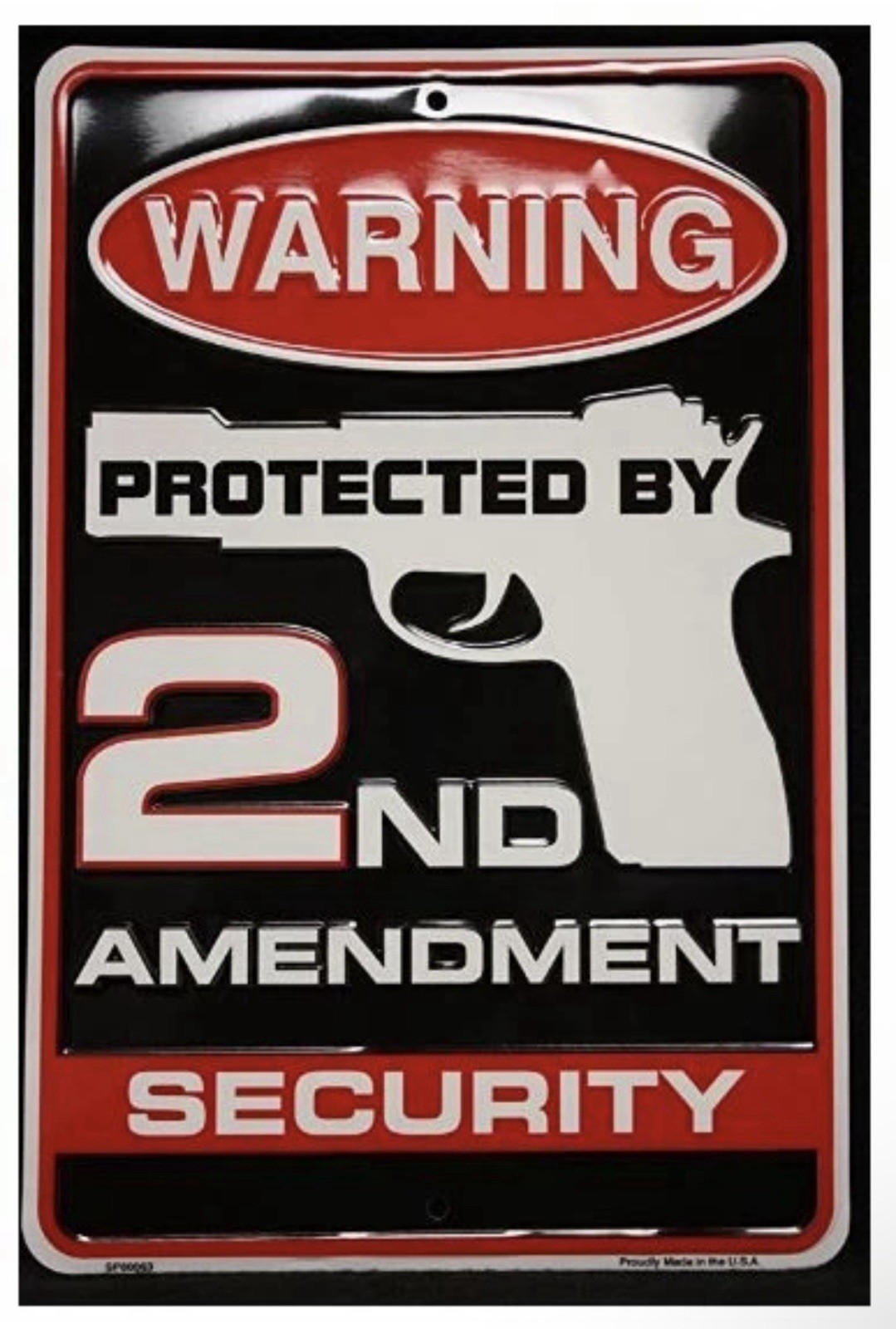 2nd Amendment Tin Sign Protected Warning Metal Sign For Home , Garage , Man Cave 2nd Amendment Tin Sign Protected Warning Metal Sign For Home , Garage , Man Cave