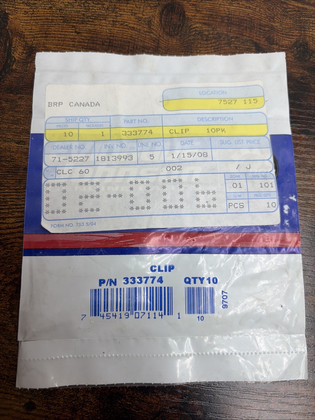 OMC Evinrude Johnson 333774 Clip (Qty-9) OEM NOS OMC Evinrude Johnson 333774 Clip (Qty-9) OEM NOS