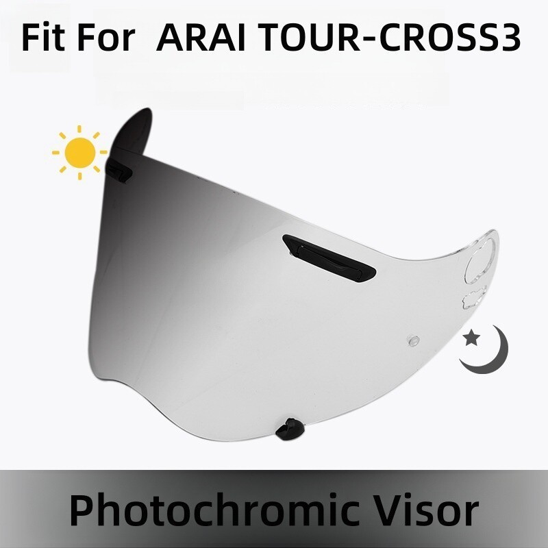Photochromic Visor Fit For ARAI TOUR CROSS3 TX3 XD4 Motorcycle Helmet Shield