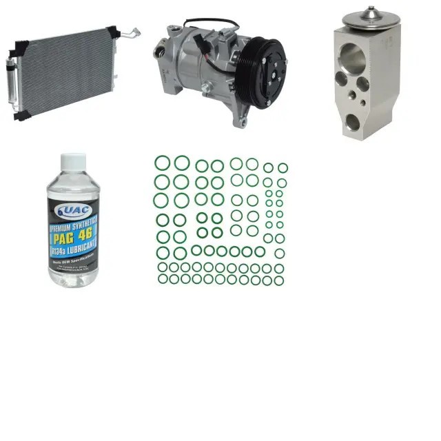 UAC A/C Compressor Condenser Expansion Valve O-Rings Kit for 13-15 Nissan Altima