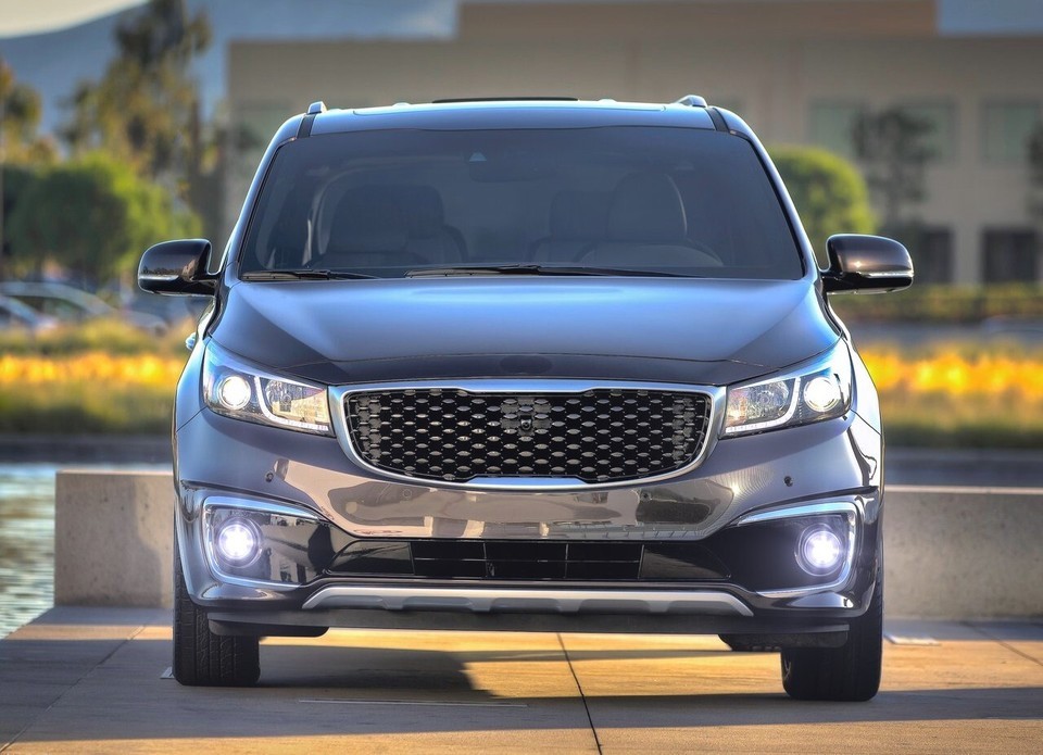 BlingLights Brand LED Halo Fog Lights Lamps for 2015 2016 2017 2018 Kia Sedona