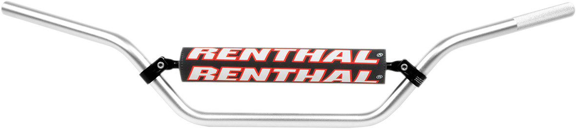 RENTHAL Fits 7/8 Inch Off-Road Handlebar 838-01-SI-05-185 Vintage High Silver RENTHAL Fits 7/8 Inch Off-Road Handlebar 838-01-SI-05-185 Vintage High Silver