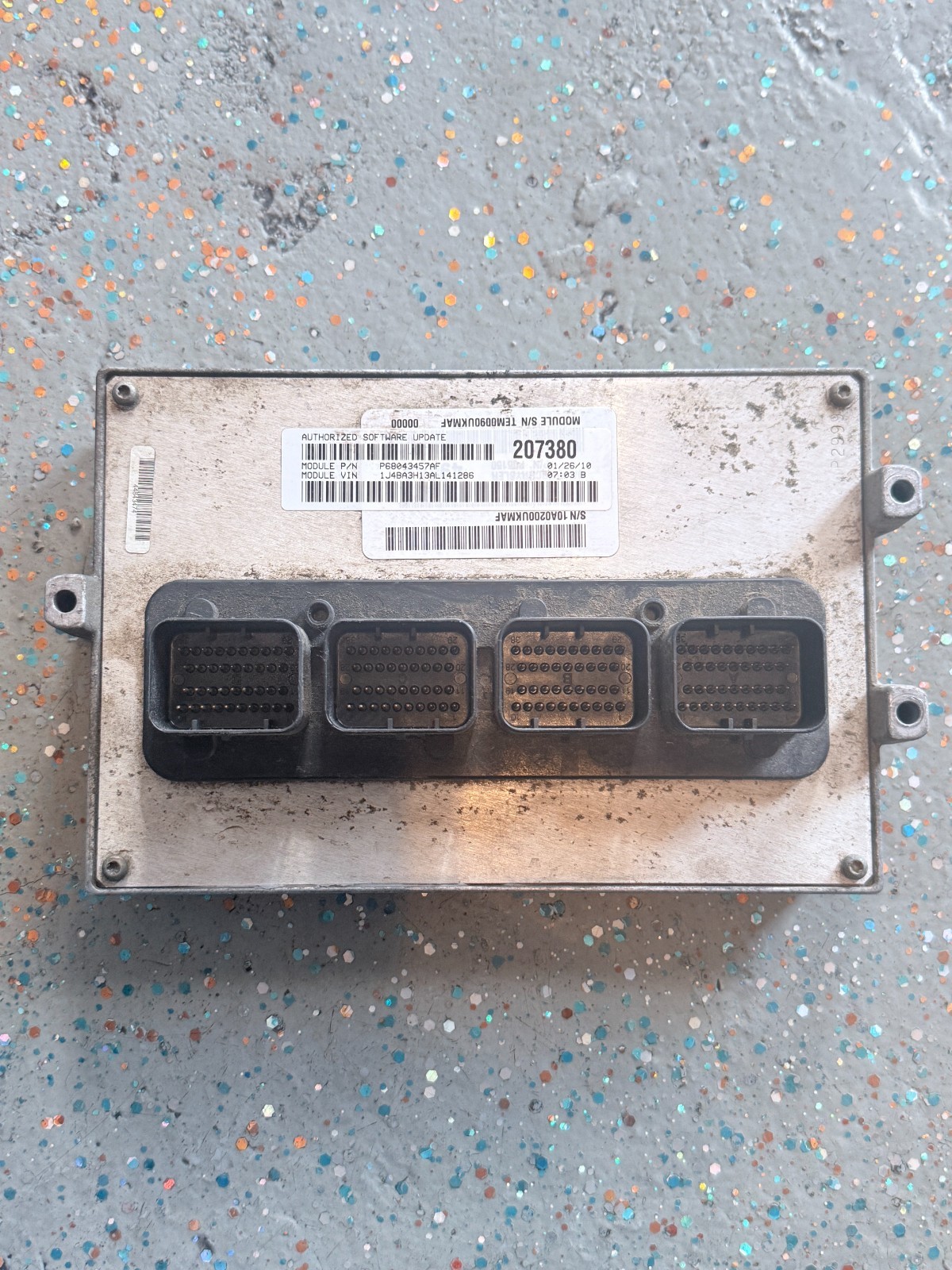 2010 Jeep Wrangler 3.8L PCM ECM ECU P68043457AF OEM Engine Computer 2010 Jeep Wrangler 3.8L PCM ECM ECU P68043457AF OEM Engine Computer