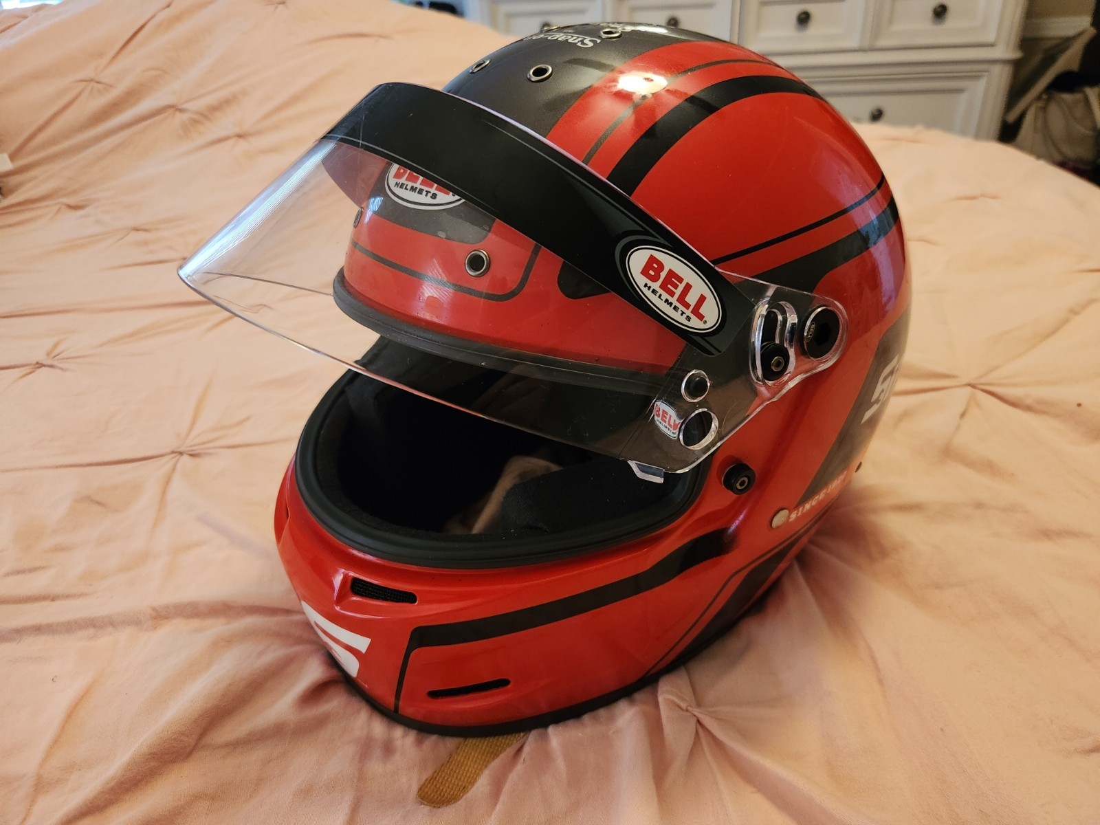 Snap On Tools Edition Bell K1 Racing Helmet - Size Medium