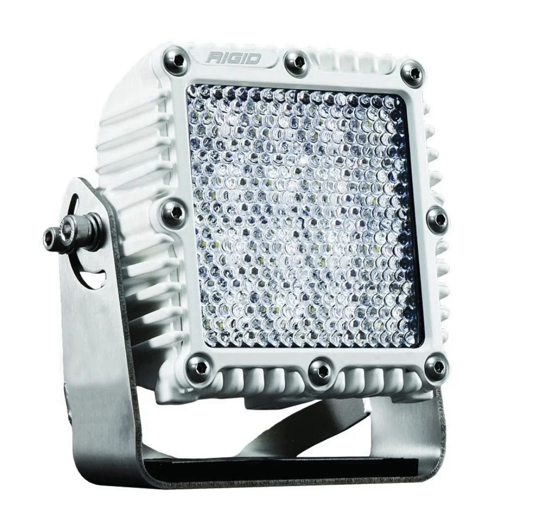 Rigid Industries 245513 Q Series Pro Series LED Flood Light White Housing Rigid Industries 245513 Q Series Pro Series LED Flood Light White Housing