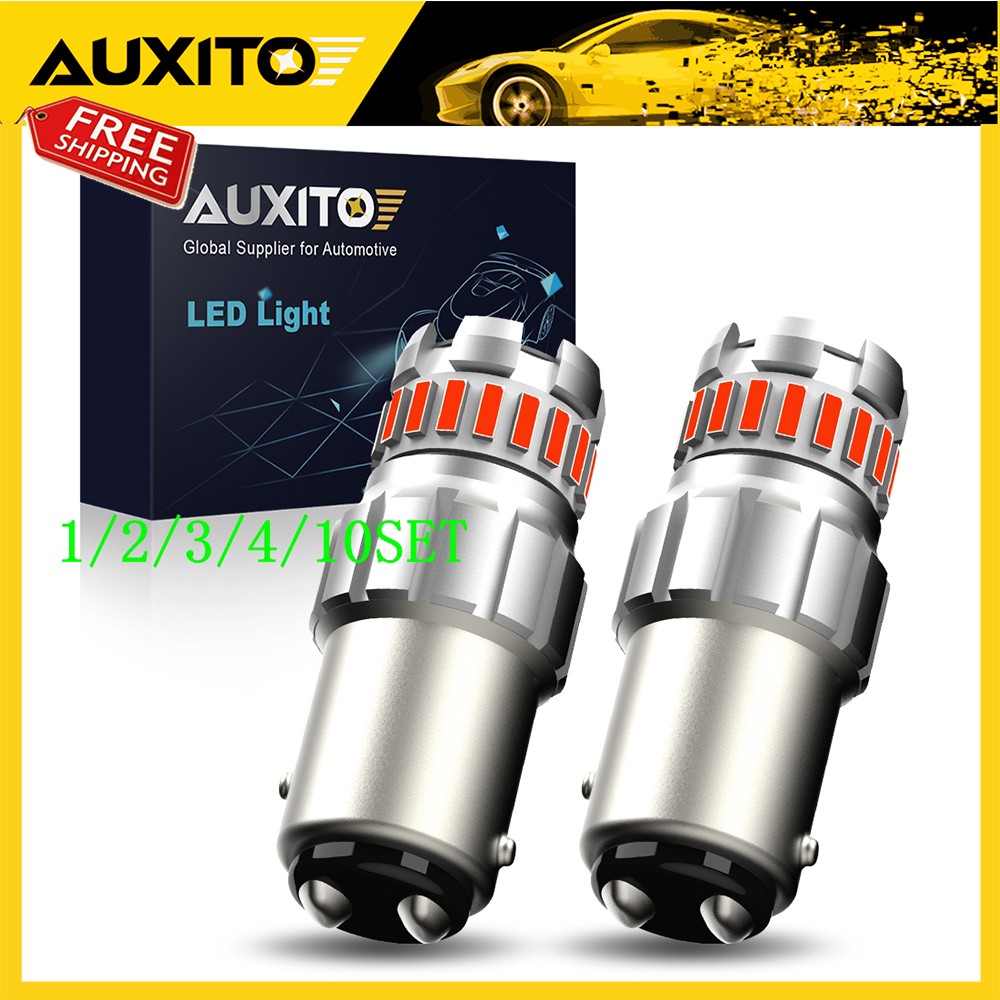 1157 2057 BAY15D 2357 LED Bulbs Red Tail Stop Brake Turn Signal Light 1~10Set