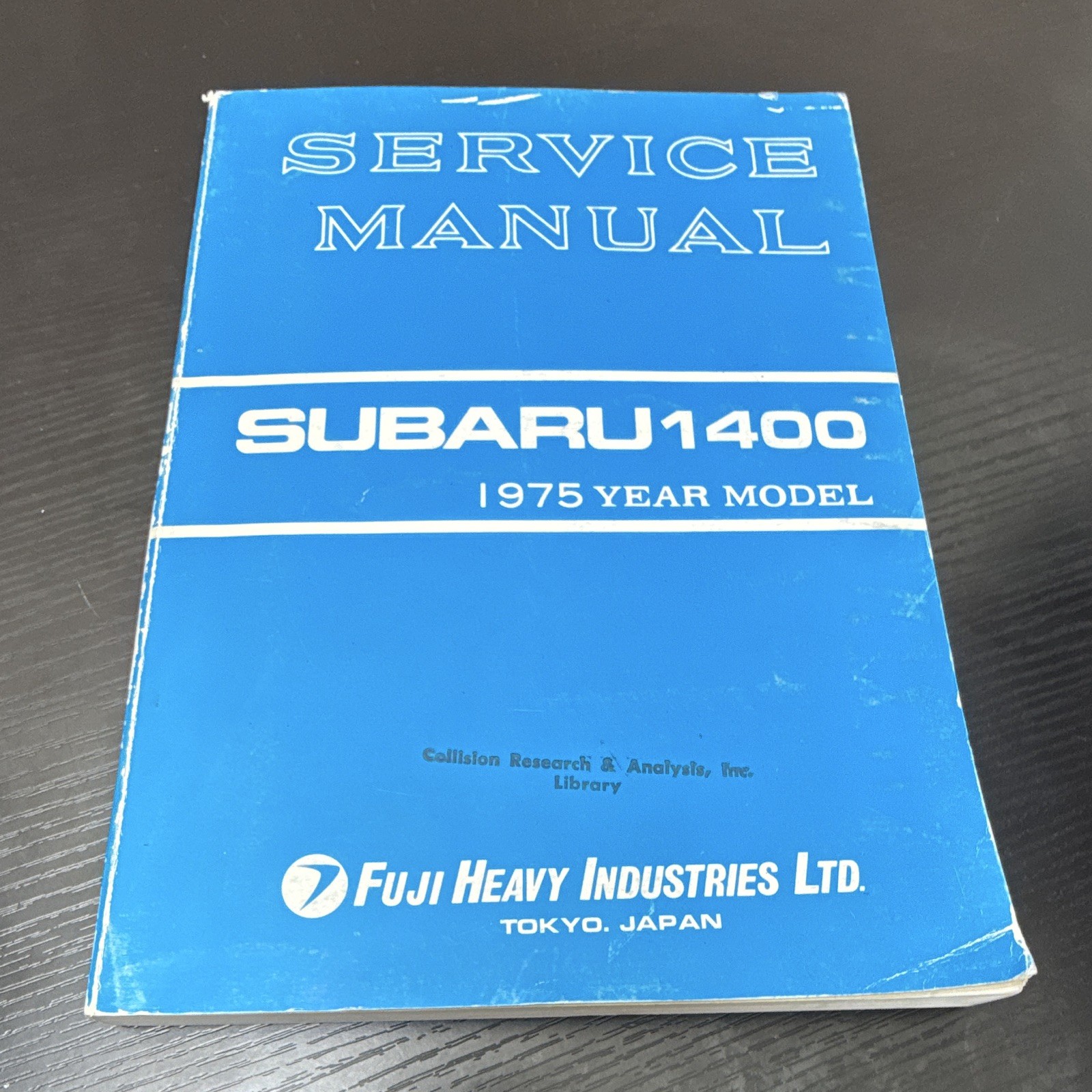 1975 Subaru 1400 Factory Service Manual 1975 Year Model Fuji Heavy Industries 1975 Subaru 1400 Factory Service Manual 1975 Year Model Fuji Heavy Industries
