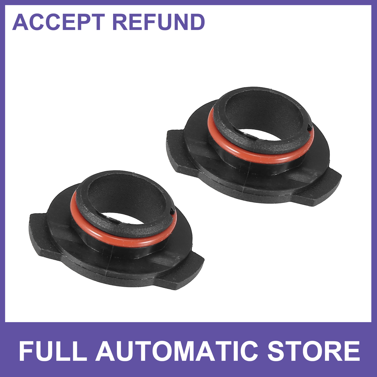 TWO 9005 HB3 LED Headlight Adapter Base Bulb Sockets Retainer Holder Universal TWO 9005 HB3 LED Headlight Adapter Base Bulb Sockets Retainer Holder Universal