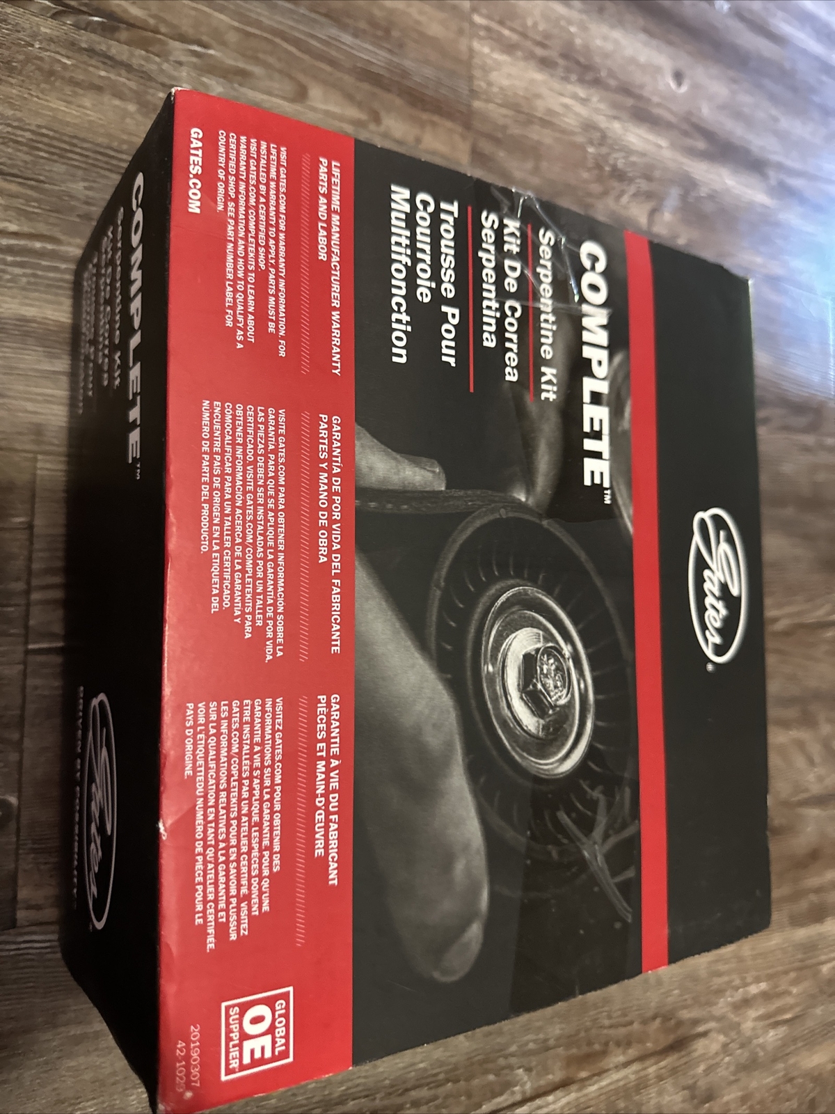 Gates 90K-38158C Complete Serpentine Belt Drive Component Kit
