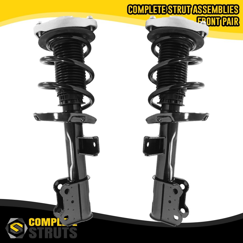 2014-2018 Mercedes CLA250 FWD Front Pair Complete Strut & Coil Spring Assemblies