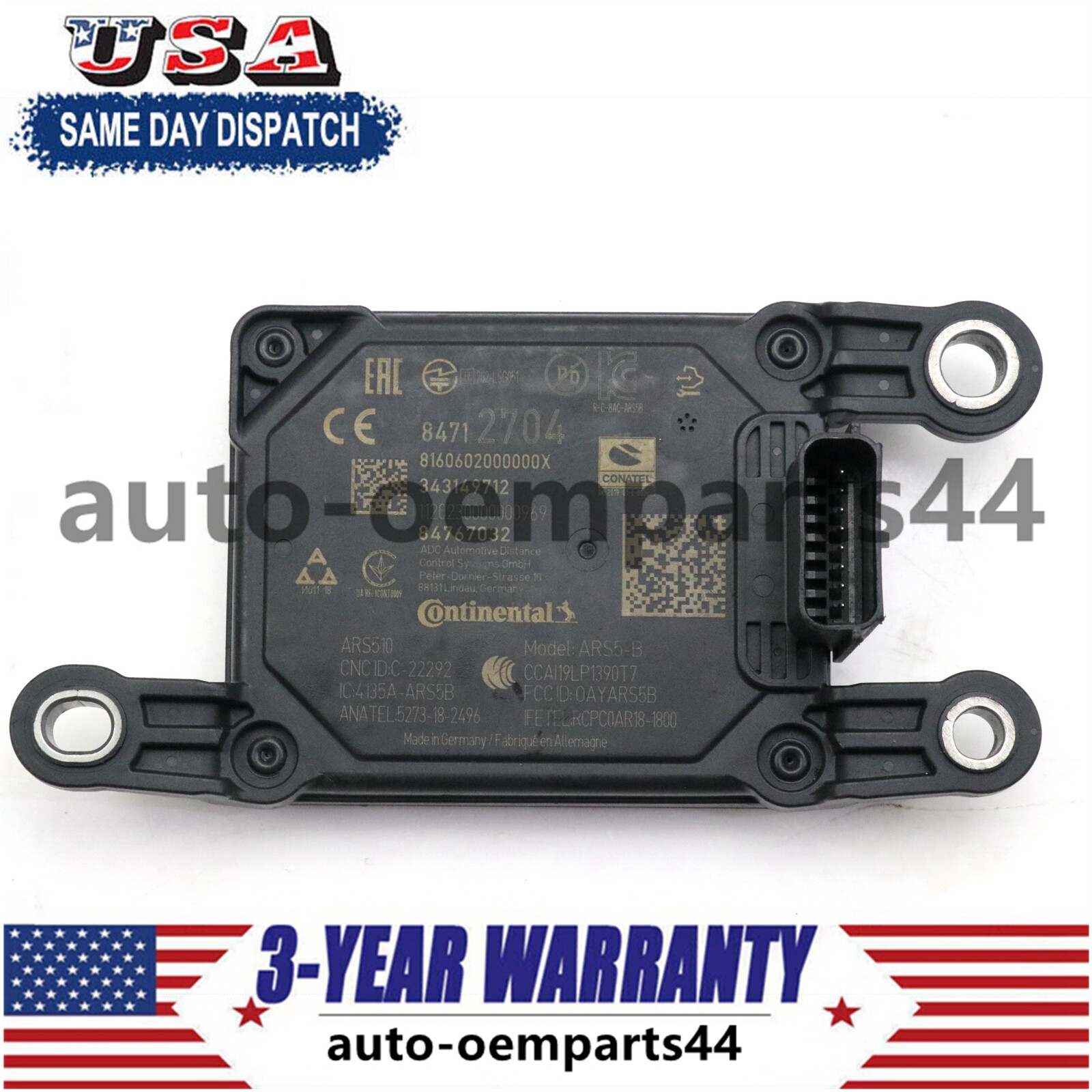 Genuin Forward Collision Sensor 84712704 for 2021-2024 Cadillac Escalade ESV