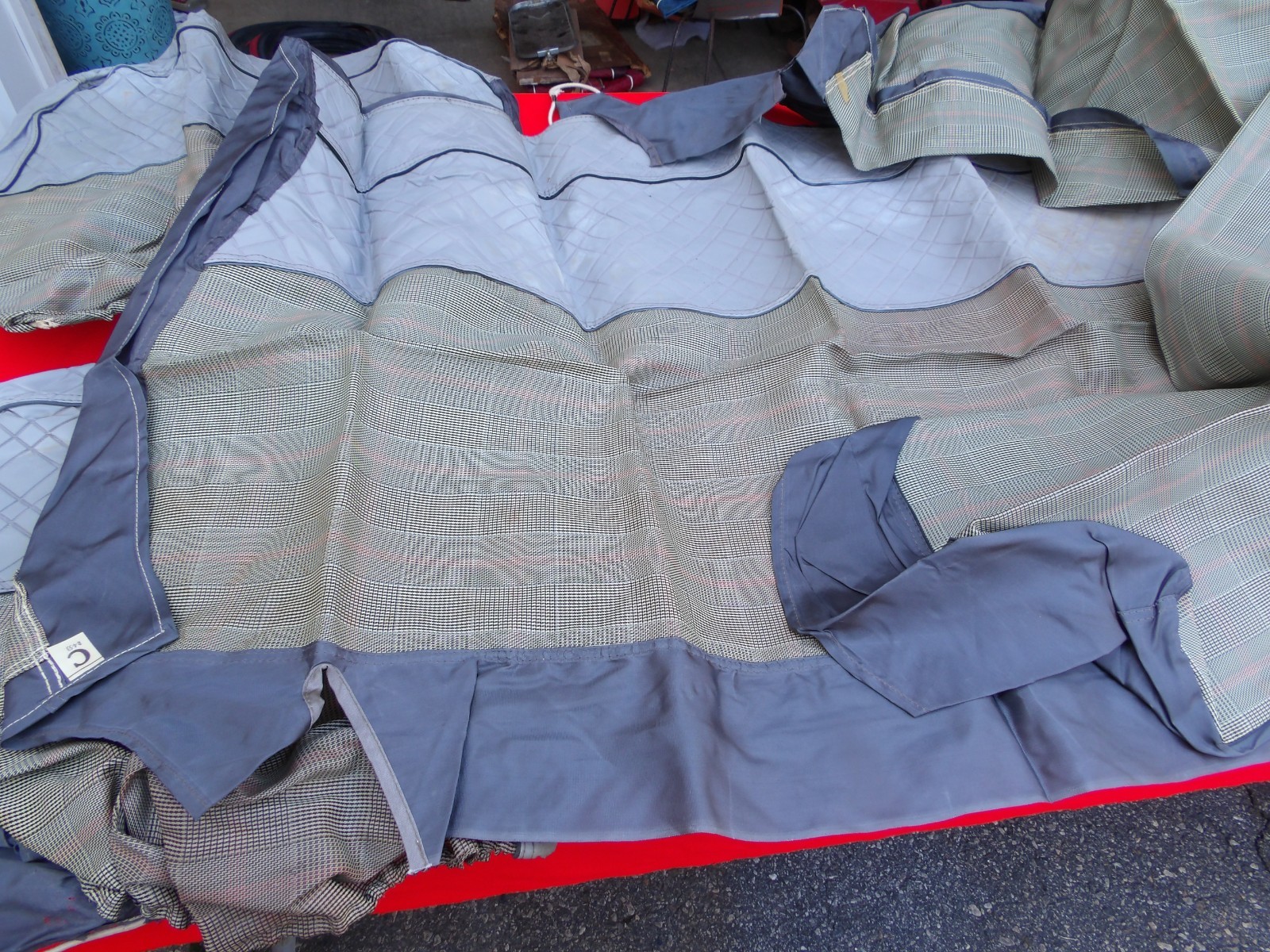 NOS VINTAGE 1953 54 CHEVY CAR 2 DOOR SEDAN & CLUB COUPES GM FACTORY SEAT COVERS