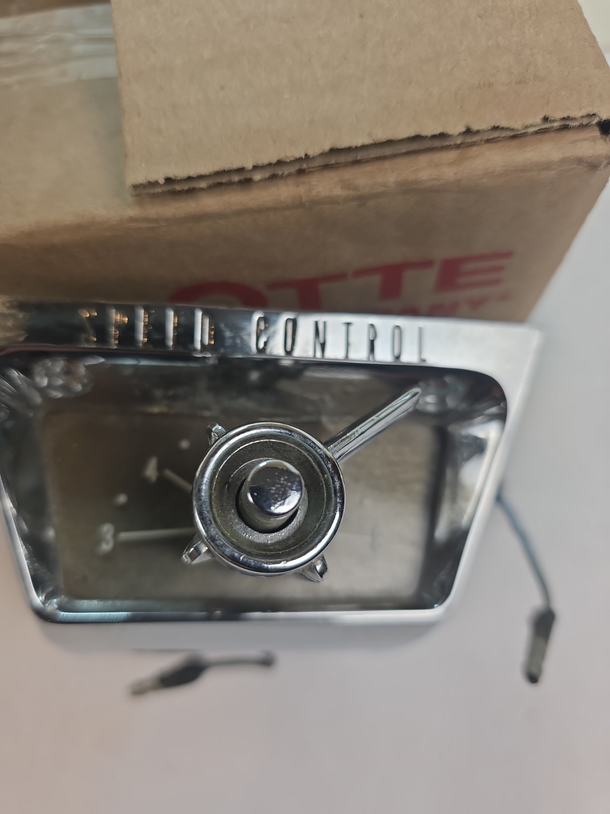 1961-62-63 Rare Vtg Speed Control For Lincoln Continetal W/ Light Attachment 1961-62-63 Rare Vtg Speed Control For Lincoln Continetal W/ Light Attachment
