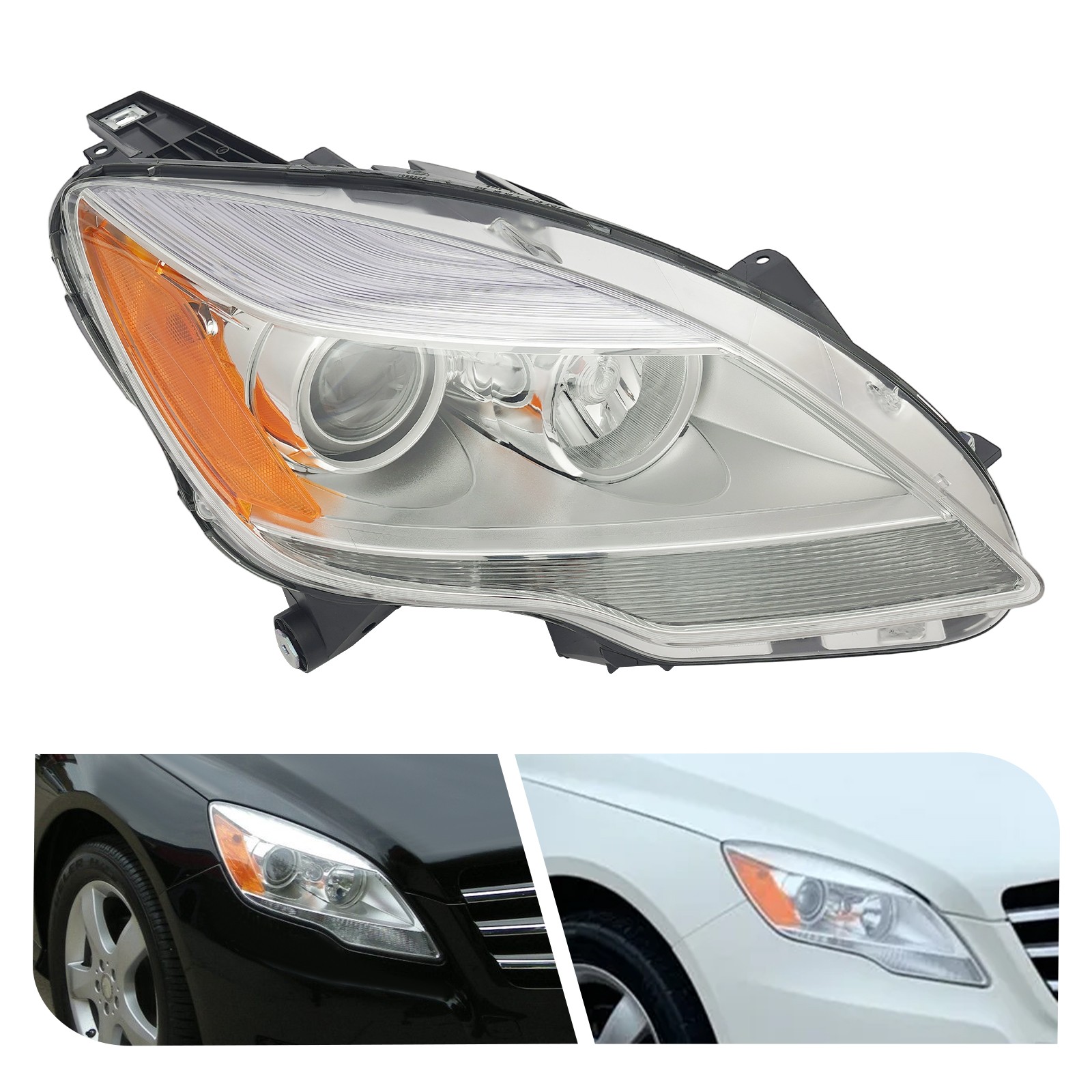 Right Passenger Side Halogen Headlight For 2010 2011 2012 Mercedes R Class W251