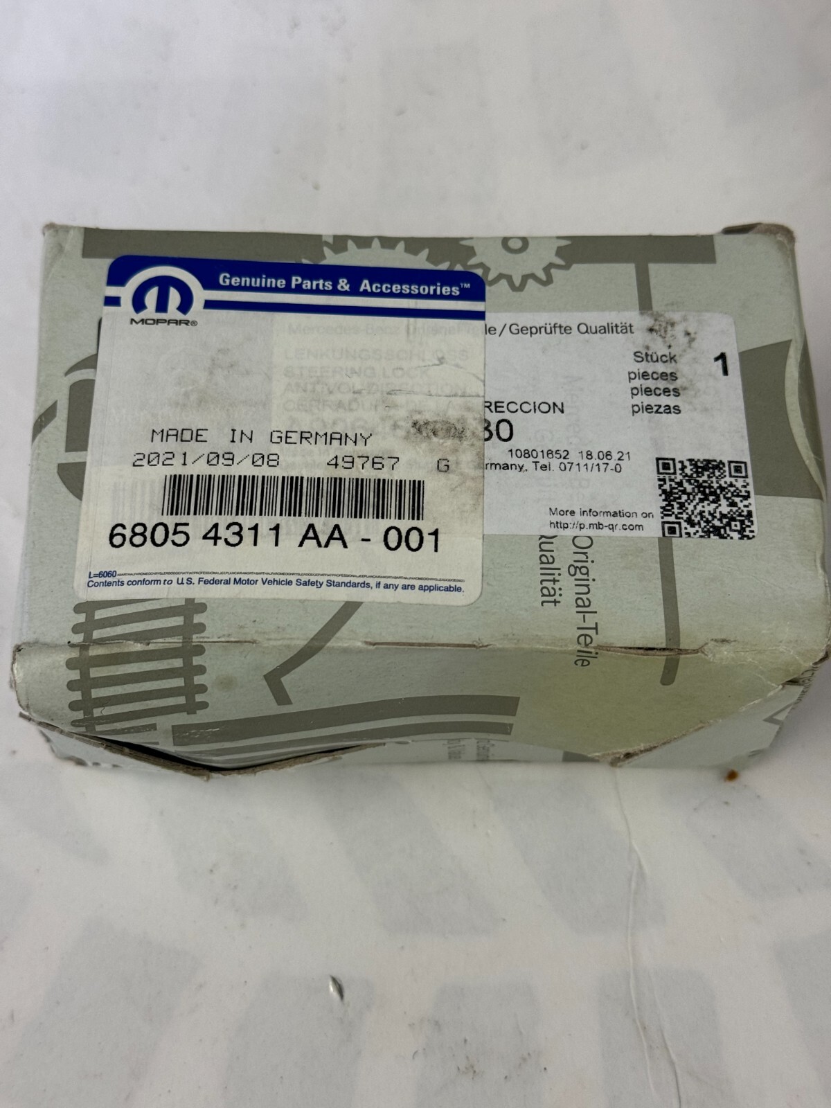 2007-2009 Dodge Sprinter Steering Control Module (68054311AA) Mopar