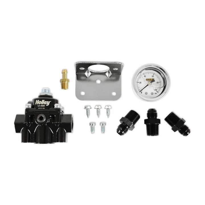 Holley 12-886KIT Die-Cast EFI Bypass Fuel Regulator Kit (15-60 PSI) Holley 12-886KIT Die-Cast EFI Bypass Fuel Regulator Kit (15-60 PSI)