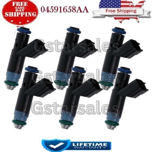 OEM Siemens Fuel Injector for 00-04 Chrysler LHS Dodge 300M Plymouth Prowler 6PC