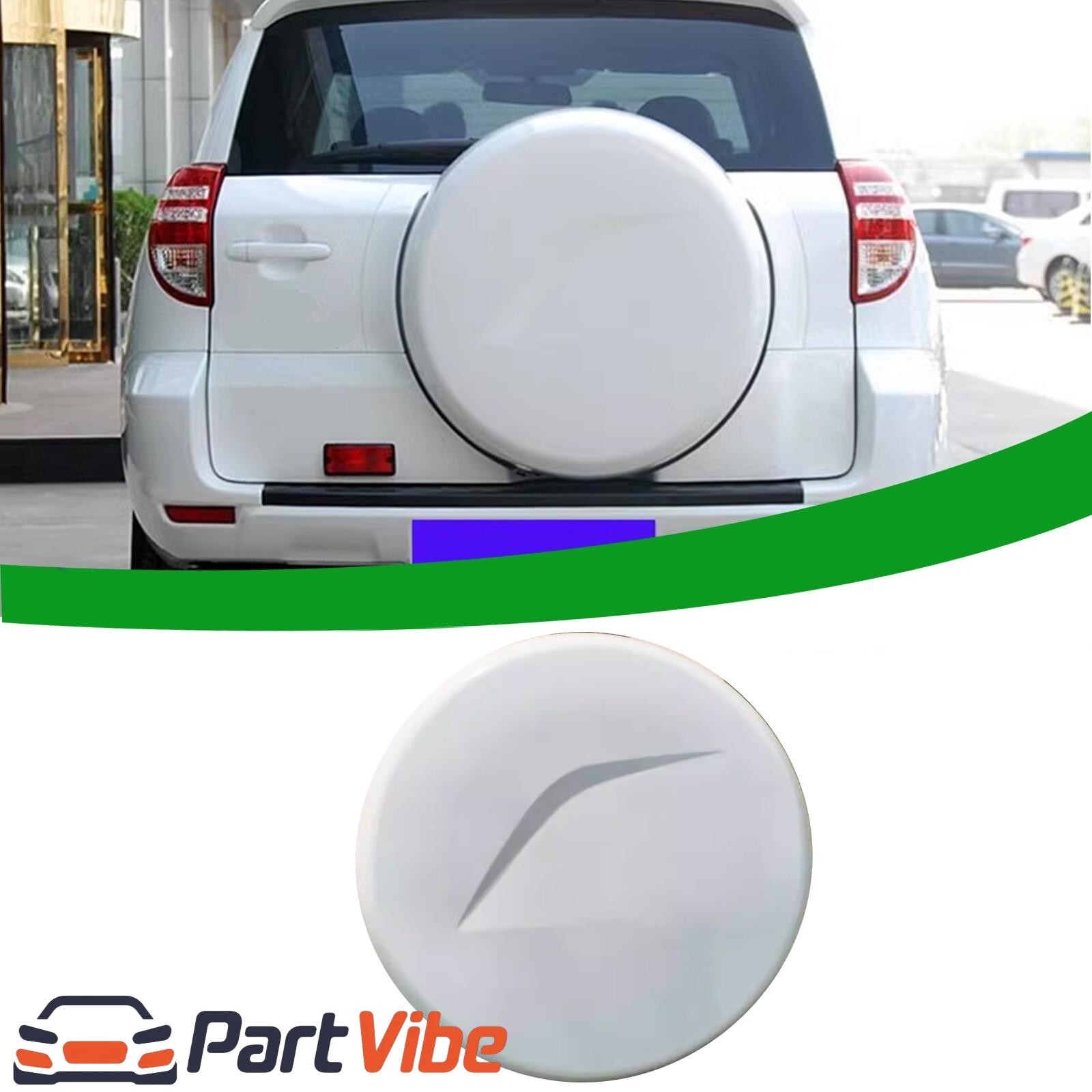 1Pcs Spare Tyre Tire Wheel Cover White Fits for RAV4 2009-2013