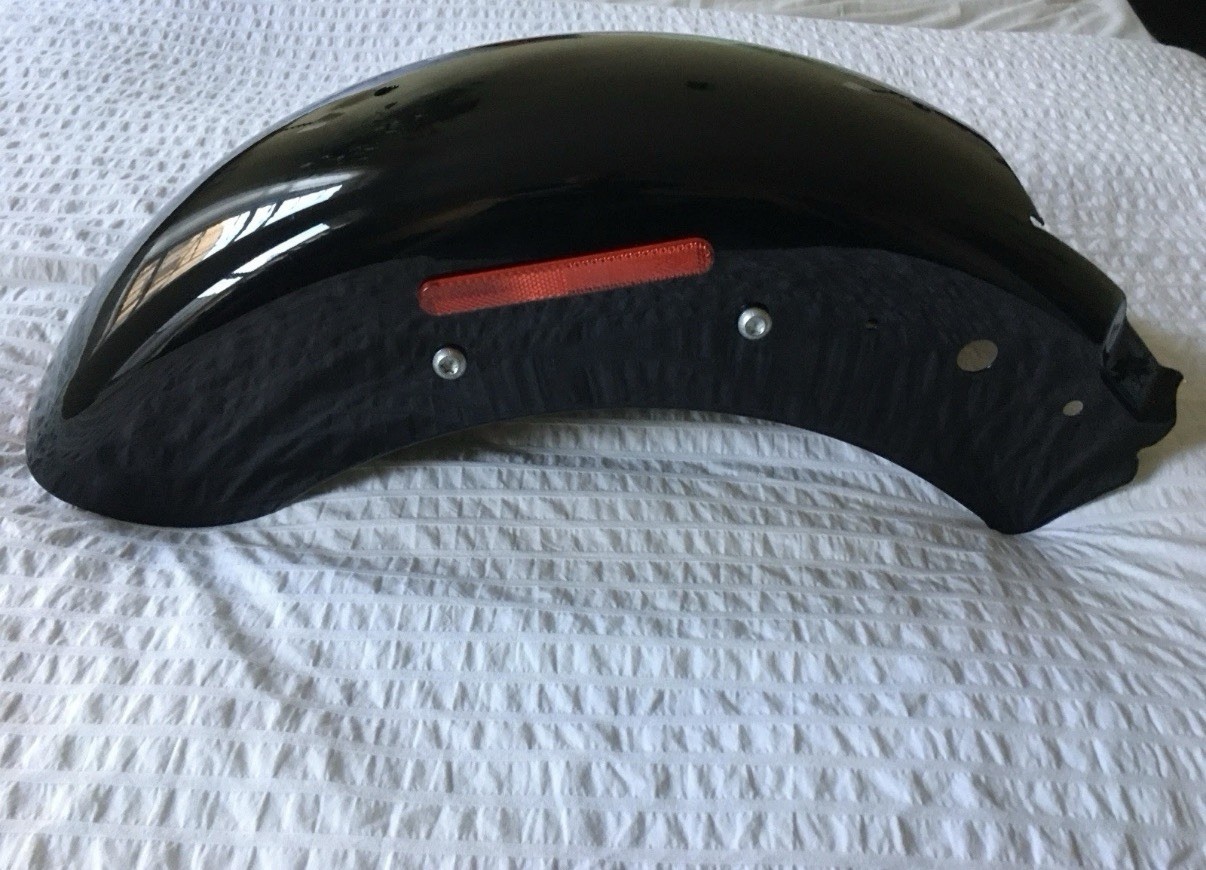 Harley Davidson Softail Slim 2012-2017 Rear Fender OEM Vivid Black Harley Davidson Softail Slim 2012-2017 Rear Fender OEM Vivid Black
