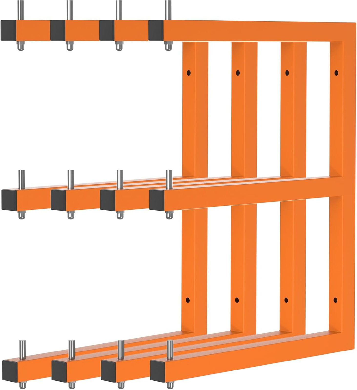 Lumber Rack Wall-Mounted Lumber Storage Rack, Heavy Duty Wood Storage Racks with