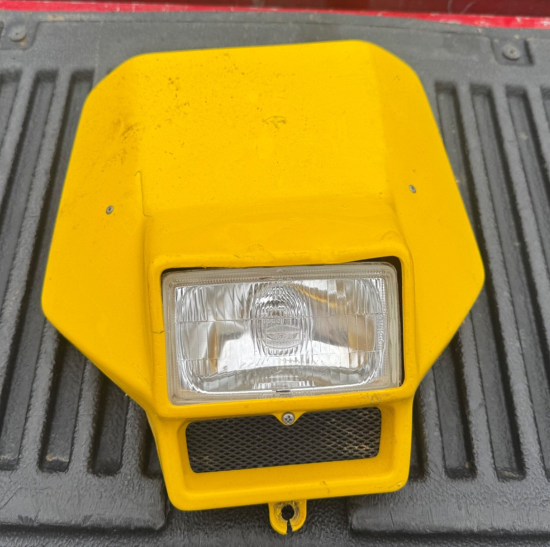 VINTAGE 1989 Suzuki RMX250 RMX-250 Enduro MX Headlight Shroud Koito Assembly