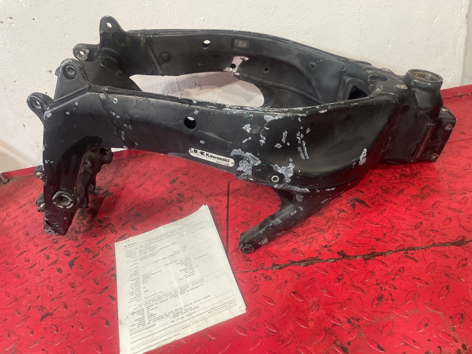 2016 2013-2018 KAWASAKI NINJA ZX6R 636 FRAME CHASSIS straight