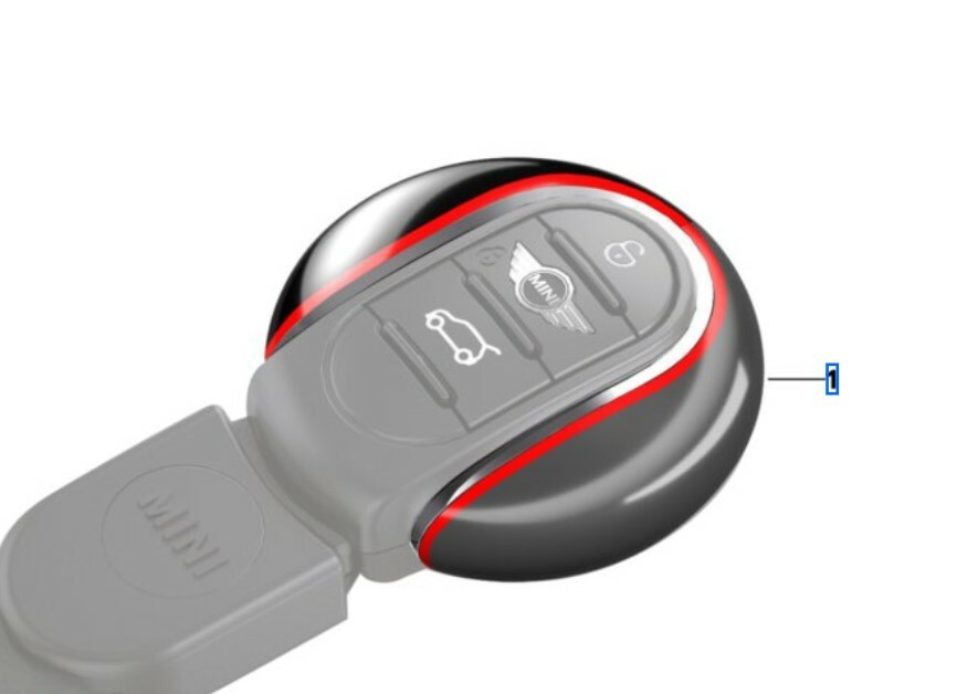 OEM Mini Cooper John Cooper Works Pro JCW Key Fob Cap With NFC Chip 82292469990