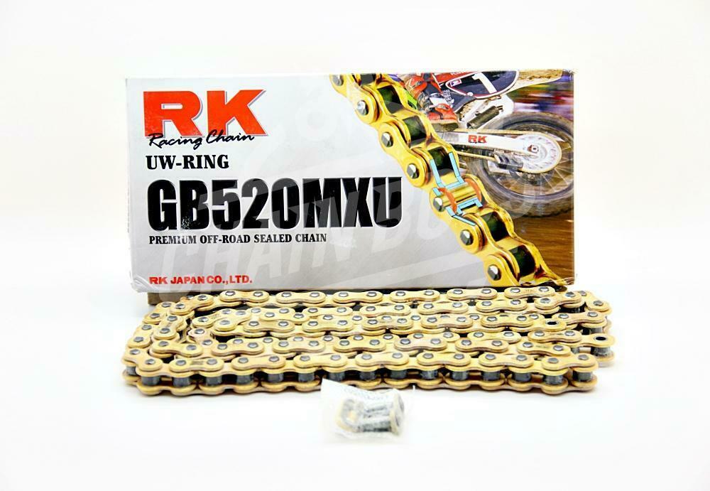 RK Chains 520 x 104 Links MXU Series Xring Sealed Gold Drive Chain