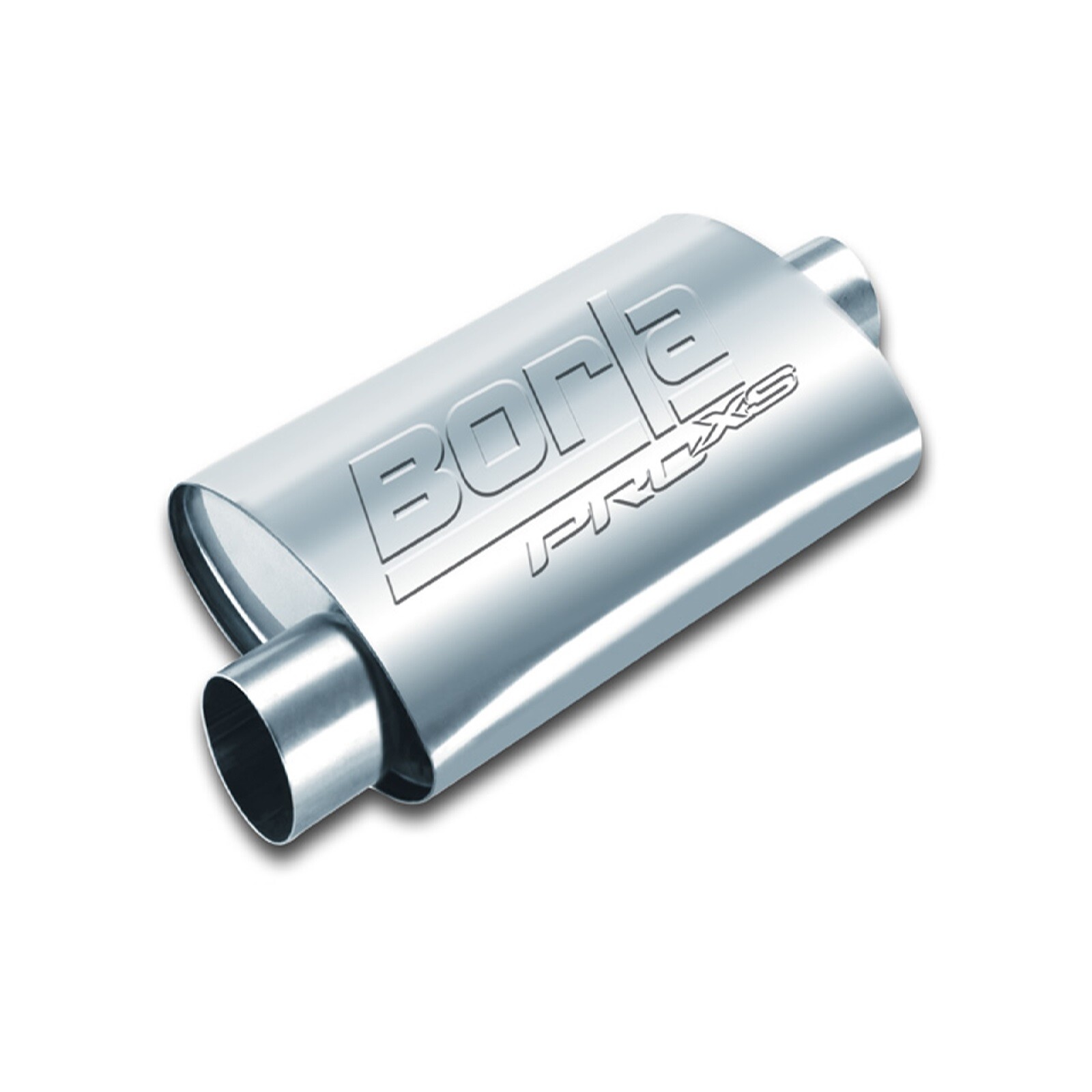 Borla Pro XS Universal Rear Stainless Steel Oval Offset Exhaust Muffler 40359