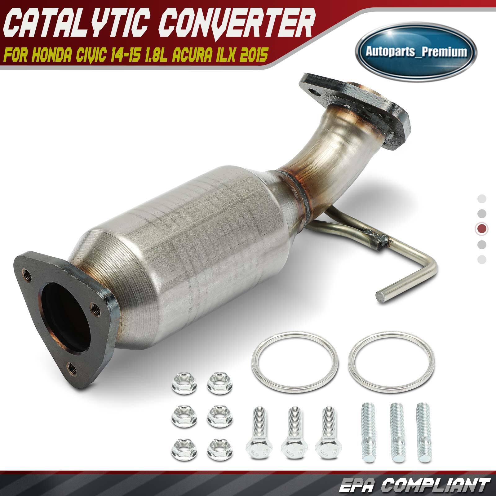 Rear Side Catalytic Converter for Honda Civic 2014-2015 1.8L Acura ILX 2015 2.0L
