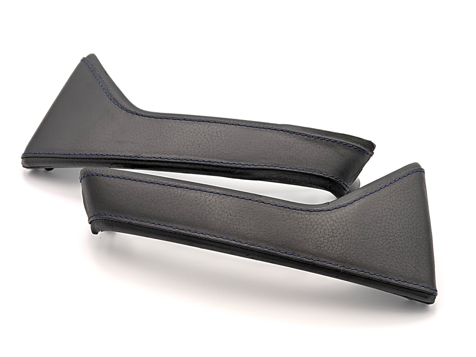 Volvo S60R V70R S60 V70 XC70 Leather Door Pull Handle Cover Pair 8658964 8658965