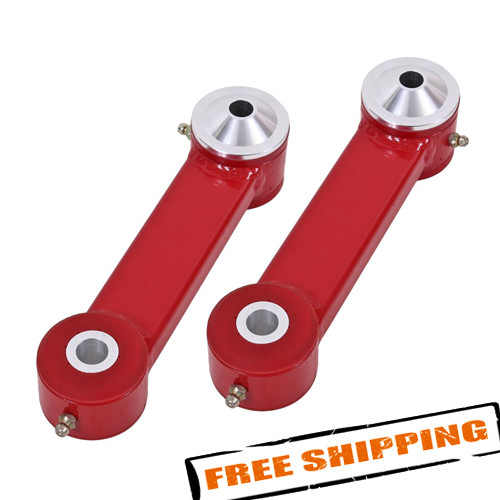 BMR Suspension Red Vertical Links w/Polyurethane Bushings for 15-20 Ford Mustang