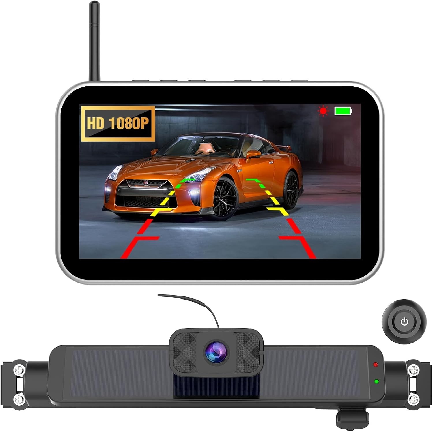 Carpuride WF02 Solar Wireless Backup Camera 7